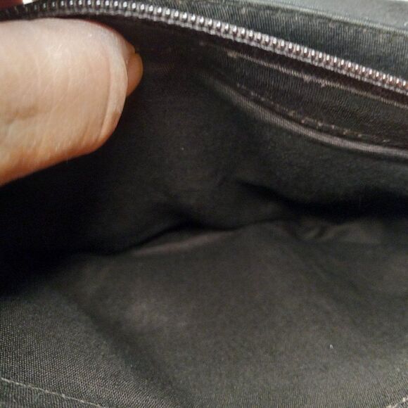 Vintage Cafe by Marlo Embossed Black Crossbody bag Cottagecore Granny Chic - Picture 6 of 14